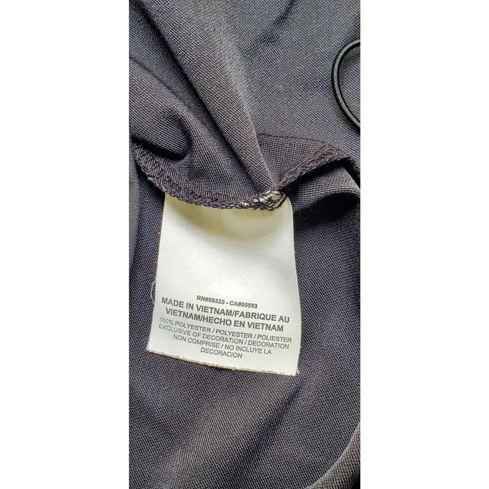 Nike Golf Sz L Men's 1/2-Zip Wind Shirts 578675-010 Black Long Sleeve C23-28 - Picture 7 of 9